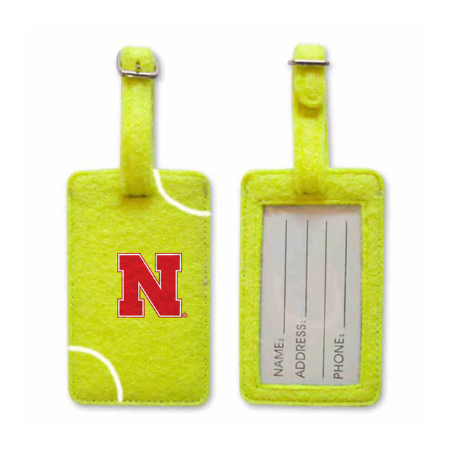 Nebraska Cornhuskers Tennis Luggage Tag - Authentic Series