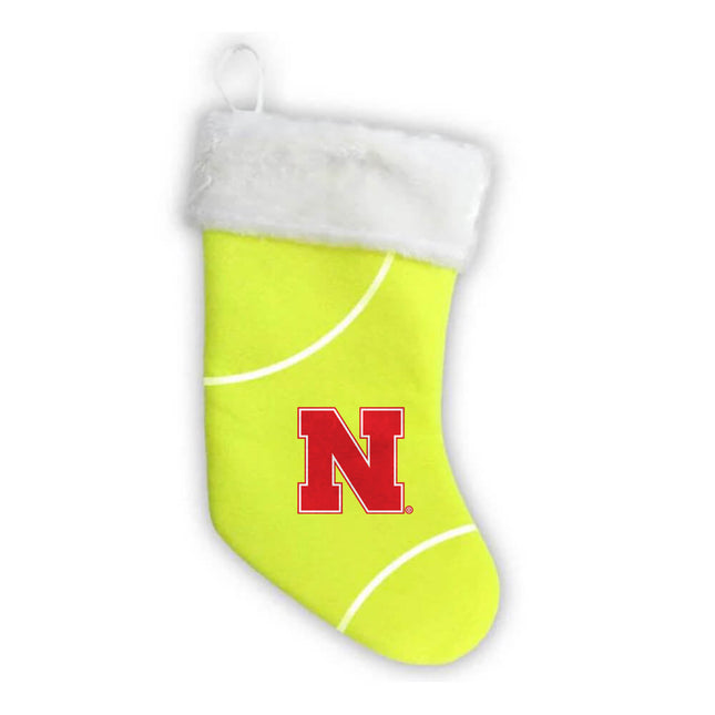 Nebraska Cornhuskers Tennis Christmas Stocking - Authentic Series