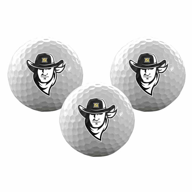 Northeastern Junior College Plainsmen Golf Sleeve of 3 Golf Balls - Authentic Series