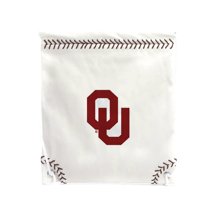 Oklahoma Sooners Baseball Drawstring Bag - Authentic Series
