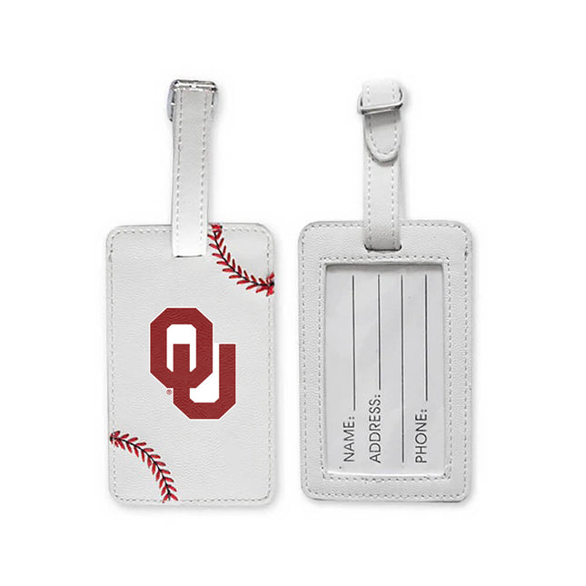Oklahoma Sooners Baseball Luggage Tag - Authentic Series