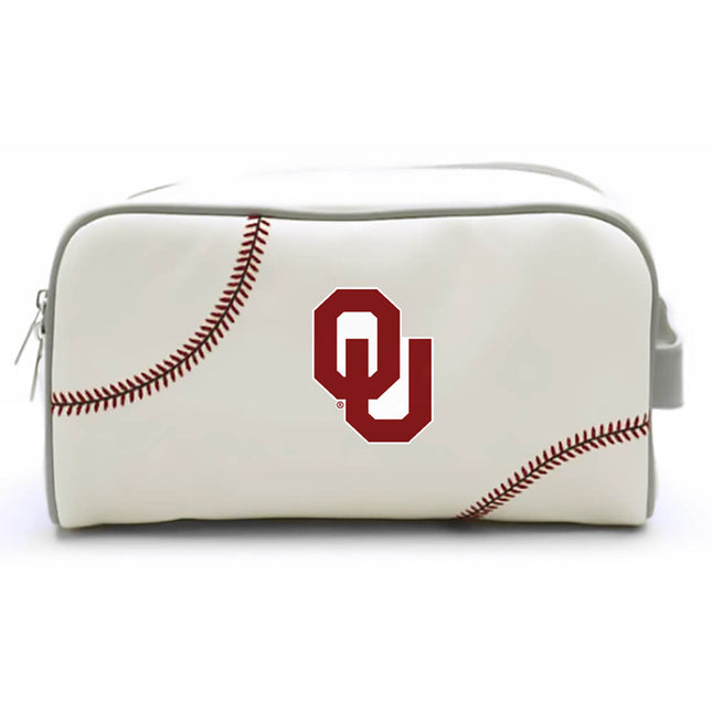 Oklahoma Sooners Baseball Toiletry and Cosmetics Bag - Authentic Series