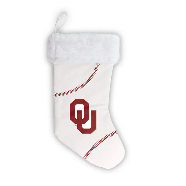 Oklahoma Sooners Baseball Christmas Stocking - Authentic Series