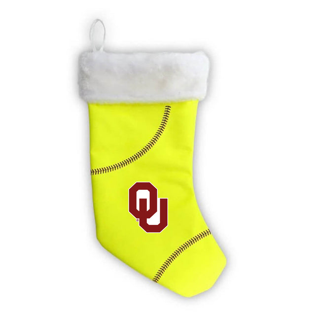 Oklahoma Sooners Softball Christmas Stocking - Authentic Series