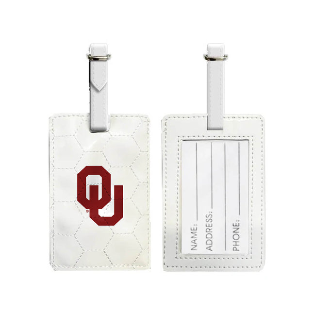 Oklahoma Sooners Soccer Luggage Tag - Authentic Series
