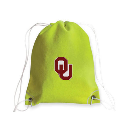 Oklahoma Sooners Tennis Drawstring Bag - Authentic Series