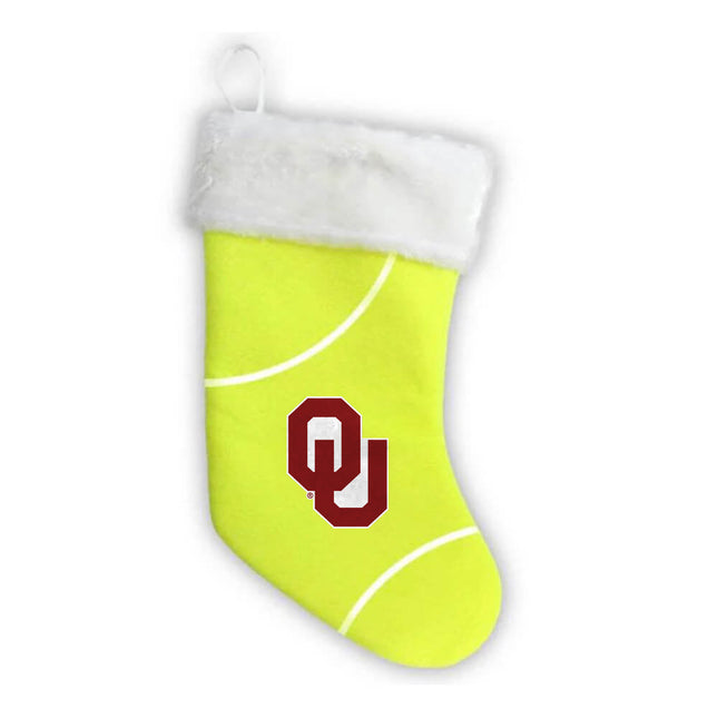 Oklahoma Sooners Tennis Christmas Stocking - Authentic Series