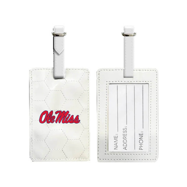 Ole Miss Rebels Soccer Luggage Tag - Authentic Series