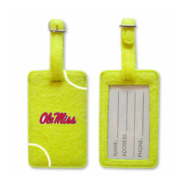 Ole Miss Rebels Tennis Luggage Tag - Authentic Series