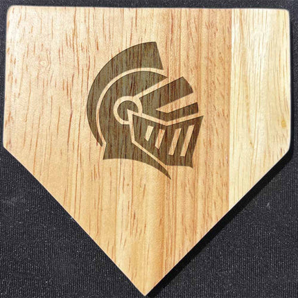 Olney Central College Blue Knights Baseball Home Plate Coasters “Laser Etched”