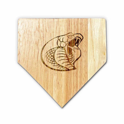 Parkland College Cobras Baseball Home Plate Coasters “Laser Etched”