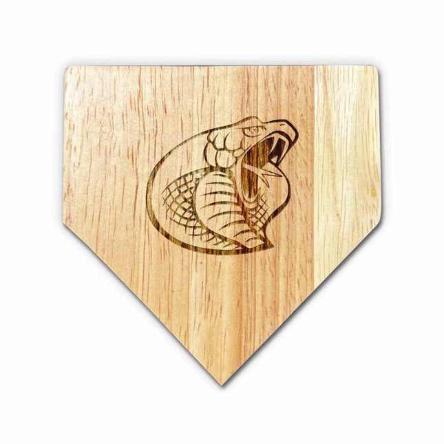 Parkland College Cobras Baseball Home Plate Coasters “Laser Etched”