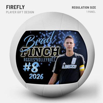 Custom Volleyball design example