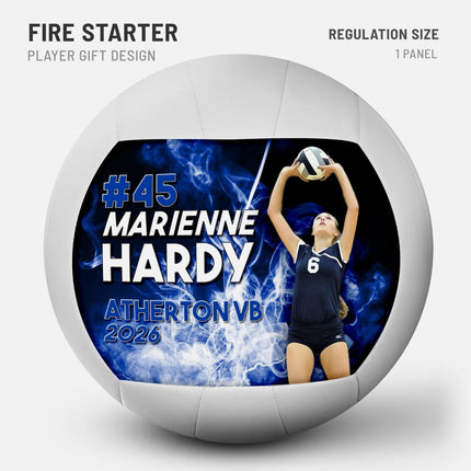 Custom Volleyball design example