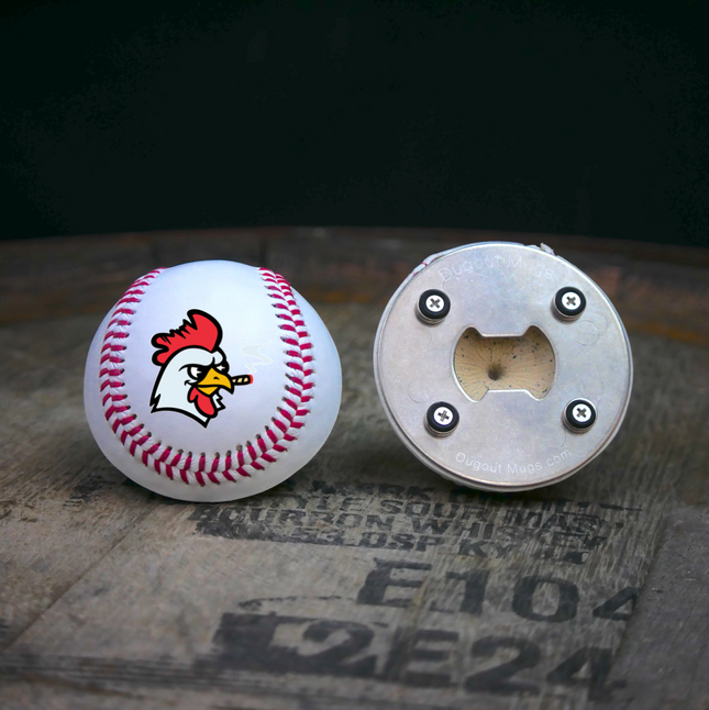 Austin Yard Birds | Cluck Norris Cutter® | Baseball Bottle Opener