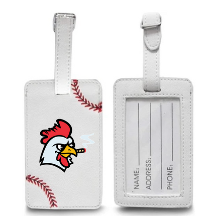 Austin Yard Birds | Cluck Norris Baseball Luggage Tag