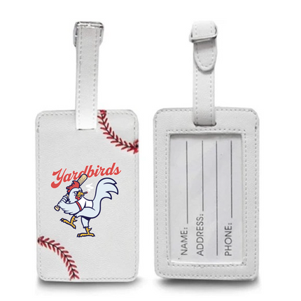 Austin Yard Birds | Big Cluck Baseball Luggage Tag