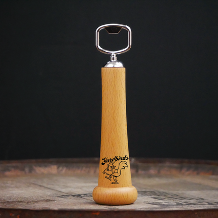 Austin Yard Birds | Big Cluck Season Opener™ | Baseball Bat Handle Bottle Opener