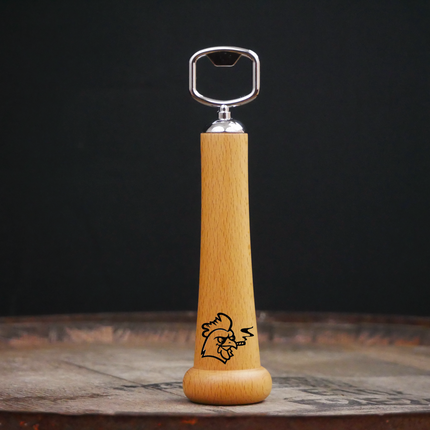 Austin Yard Birds | Cluck Norris Season Opener™ | Baseball Bat Handle Bottle Opener