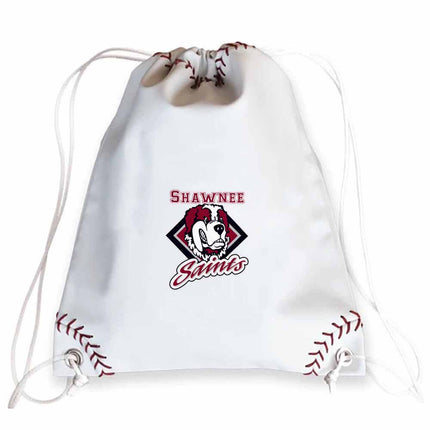 Shawnee Community College Saints Baseball Drawstring Bag - Authentic Series