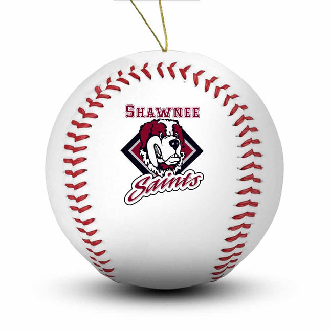 Shawnee Community College Saints Baseball Ornament - Authentic Series