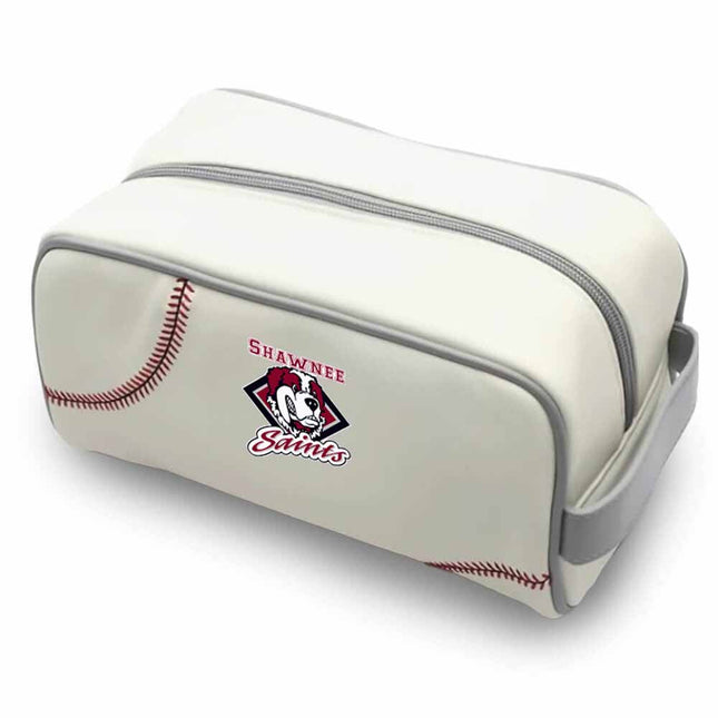 Shawnee Community College Saints Baseball Toiletry and Cosmetics Bag - Authentic Series