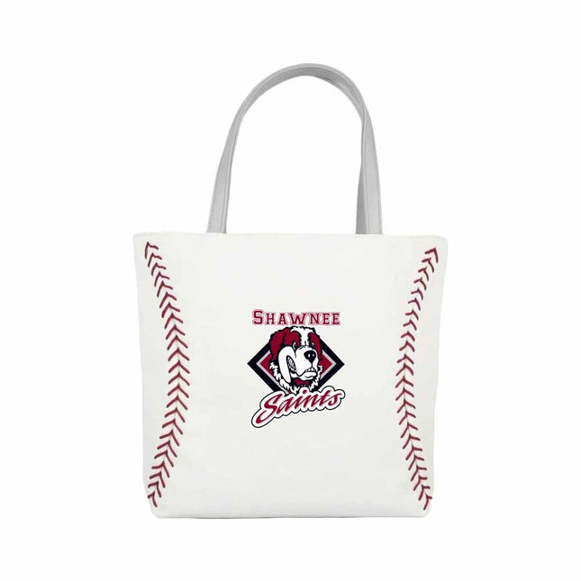 Shawnee Community College Saints Baseball Tote Handbag - Authentic Series