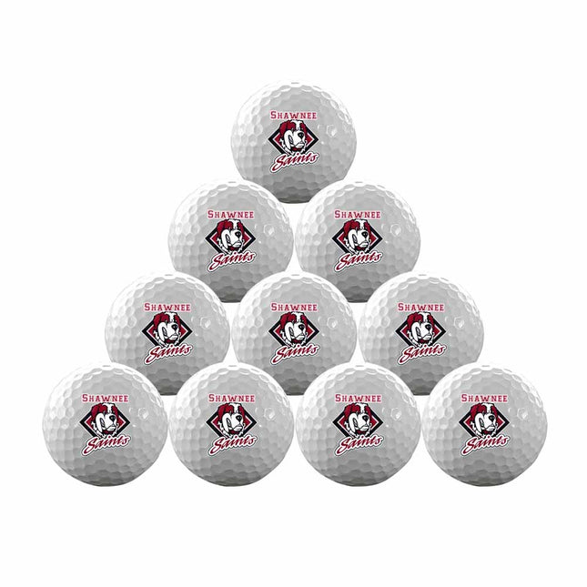 Shawnee Community College Saints Golf One Dozen Golf Balls - Authentic Series