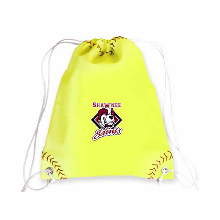 Shawnee Community College Saints Softball Drawstring Bag - Authentic Series