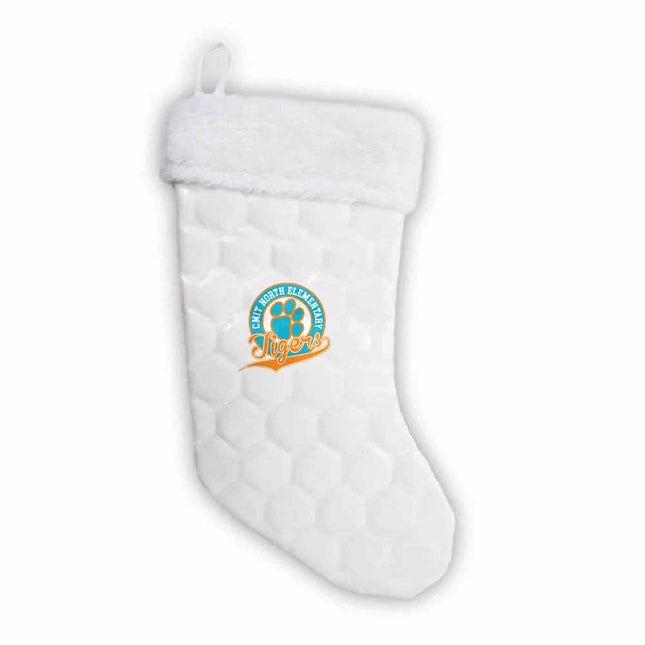 CMIT North Elementary School Tigers Soccer Christmas Stocking - Authentic Series