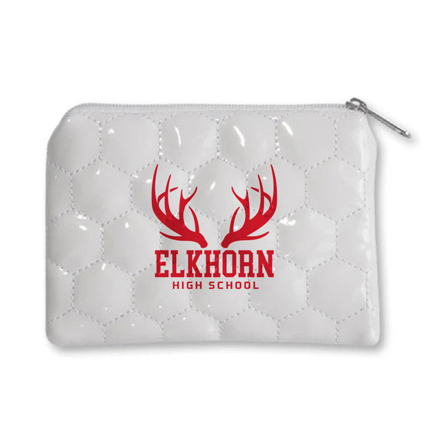 Elkhorn High School Antlers Soccer Coin Purse - Authentic Series