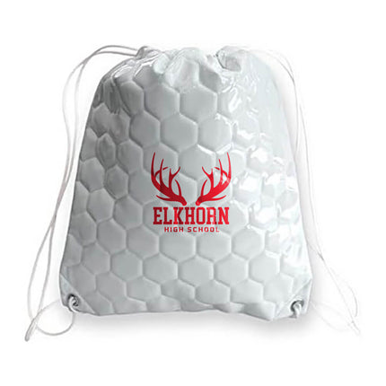 Elkhorn High School Antlers Soccer Drawstring Bag - Authentic Series