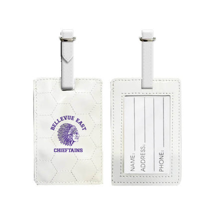 Bellevue East Chieftains Soccer Luggage Tag - Authentic Series
