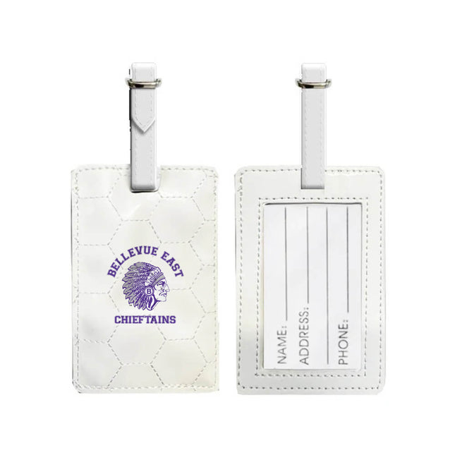 Bellevue East Chieftains Soccer Luggage Tag - Authentic Series