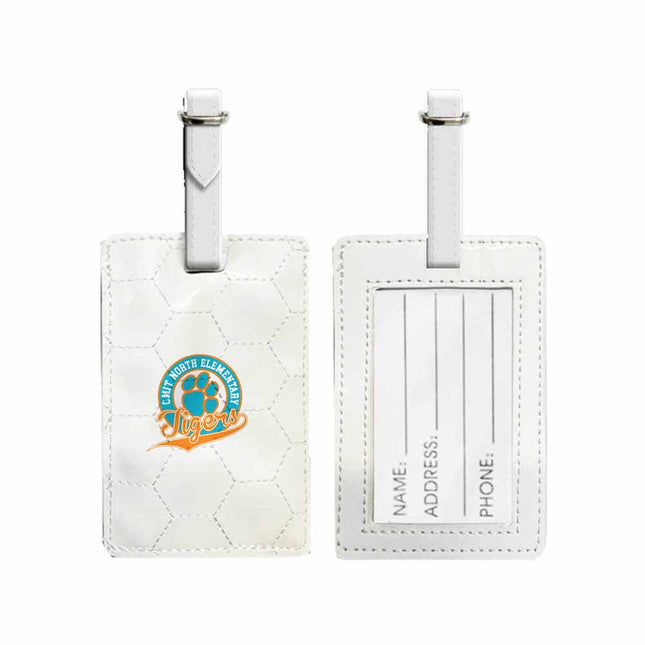 CMIT North Elementary School Tigers Soccer Luggage Tag - Authentic Series