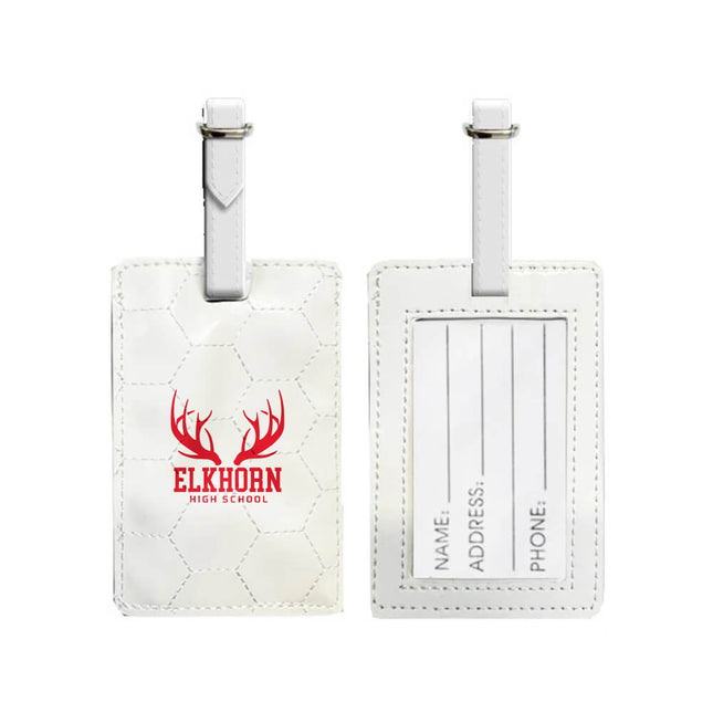 Elkhorn High School Antlers Soccer Luggage Tag - Authentic Series