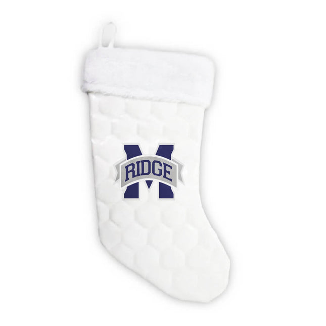 Marriotts Ridge Mustangs Soccer Christmas Stocking - Authentic Series