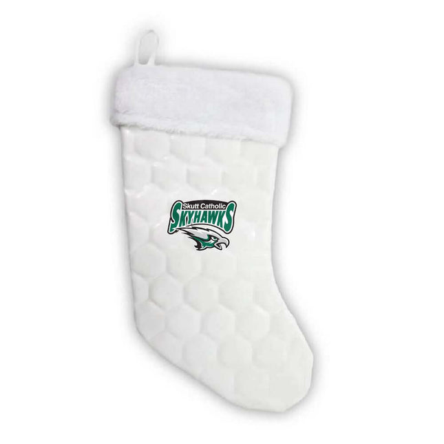 Skutt Catholic SkyHawks Soccer Christmas Stocking - Authentic Series