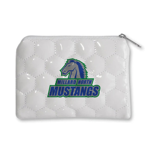 Millard North Mustangs Soccer Coin Purse - Authentic Series