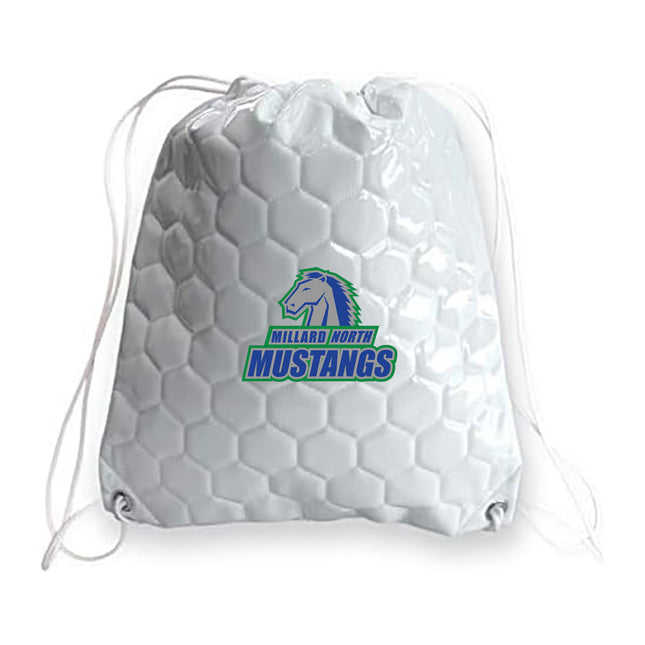 Millard North Mustangs Soccer Drawstring Bag - Authentic Series
