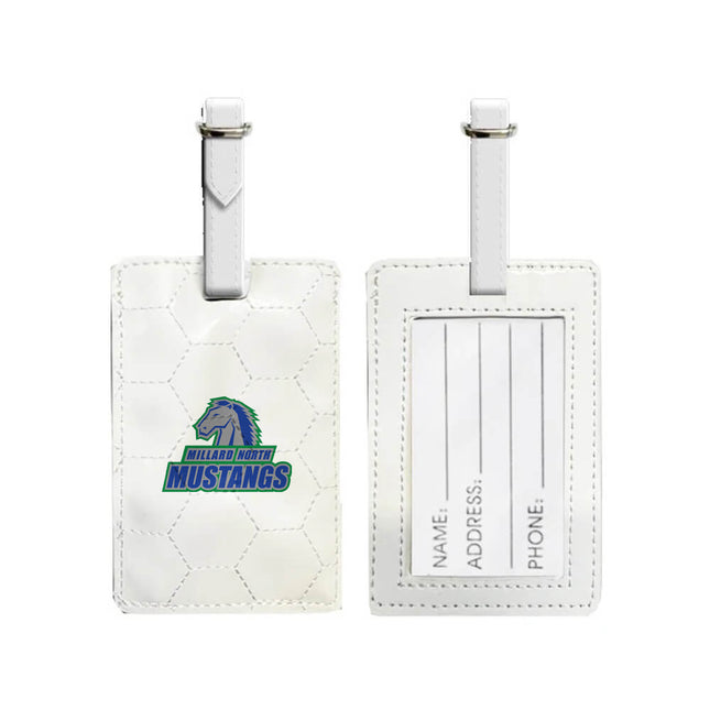 Millard North Mustangs Soccer Luggage Tag - Authentic Series