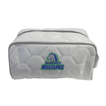 Millard North Mustangs Soccer Toiletry and Cosmetics Bag - Authentic Series