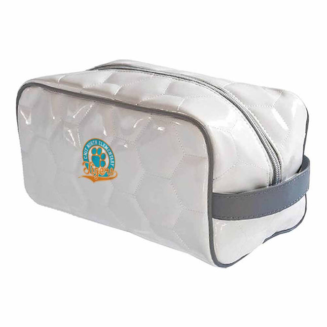 CMIT North Elementary School Tigers Soccer Toiletry and Cosmetics Bag - Authentic Series