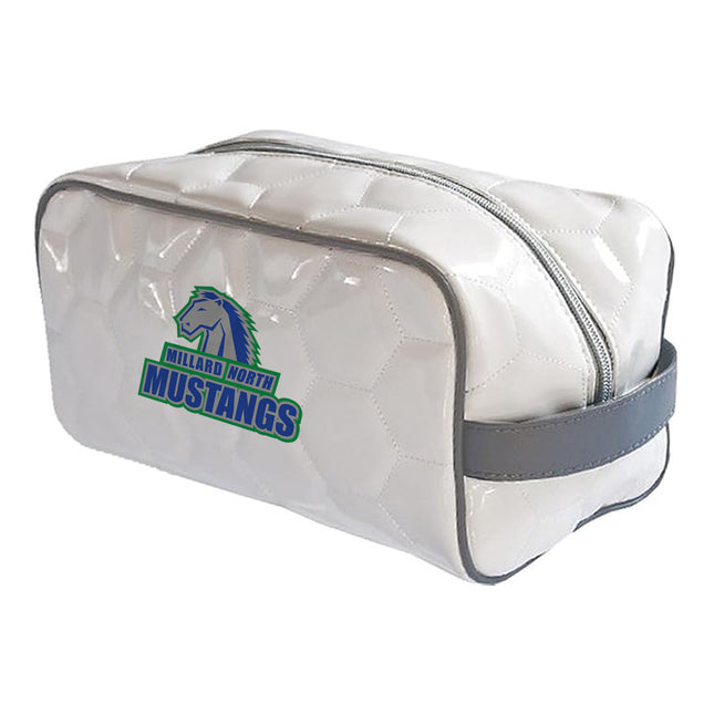 Millard North Mustangs Soccer Toiletry and Cosmetics Bag - Authentic Series