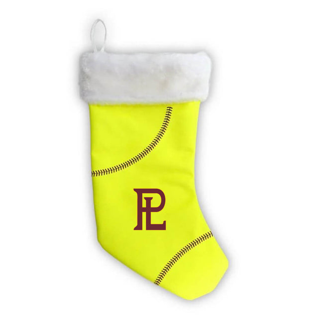 Papillion La Vista Monarchs Softball Christmas Stocking - Authentic Series