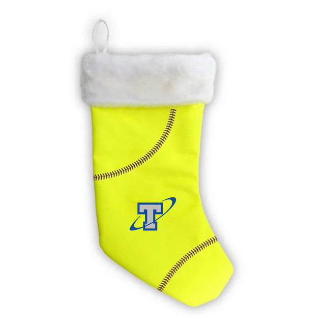 Papillion La Vista South Titans Softball Christmas Stocking - Authentic Series