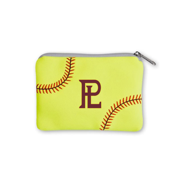 Papillion La Vista Monarchs Softball Coin Purse - Authentic Series