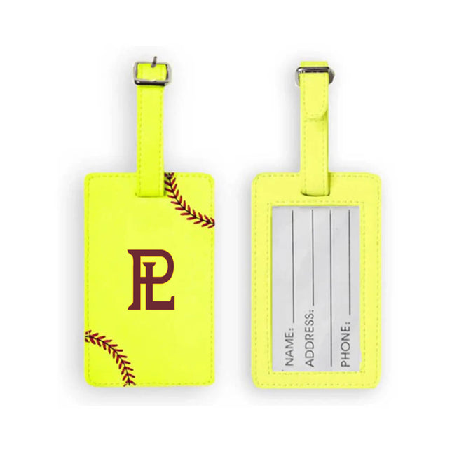 Papillion La Vista Monarchs Softball Luggage Tag - Authentic Series