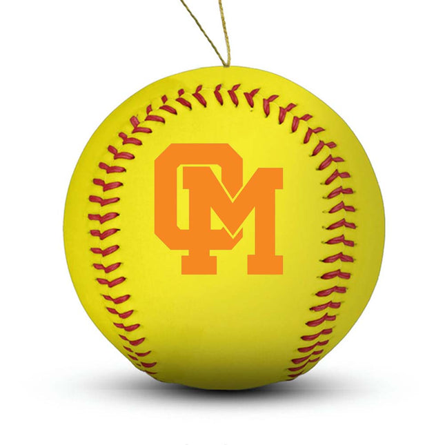 Oakland Mills Scorpions Softball Ornament “Standard Edition” - Authentic Series
