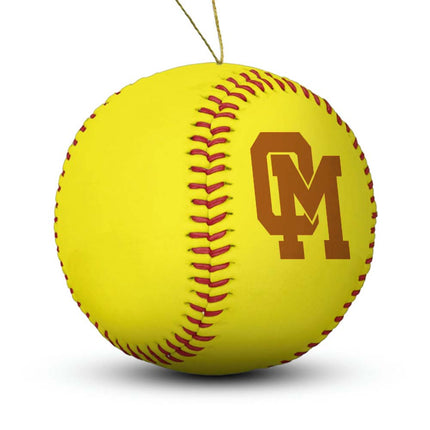 Oakland Mills Scorpions Softball Ornament “Standard Edition” - Authentic Series
